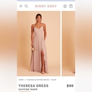 birdy grey, taupe dress